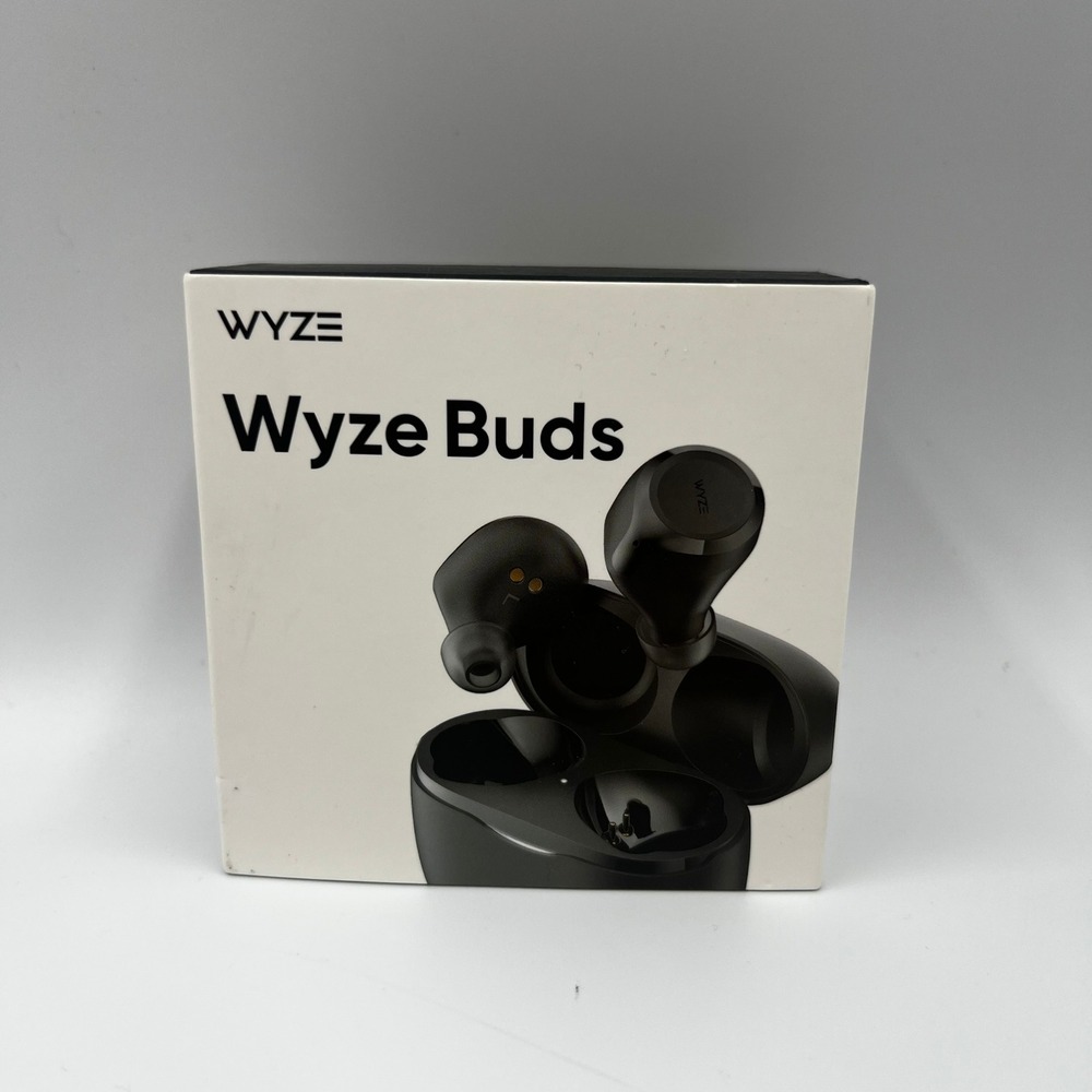 Wyze Buds Wireless Earbuds Black WE1BLK Alexa Built-in with Box